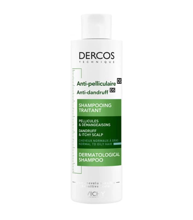 Dercos Shampooing Traitement Anti-Pelliculaire 200ml - Cheveux Normaux à Gras